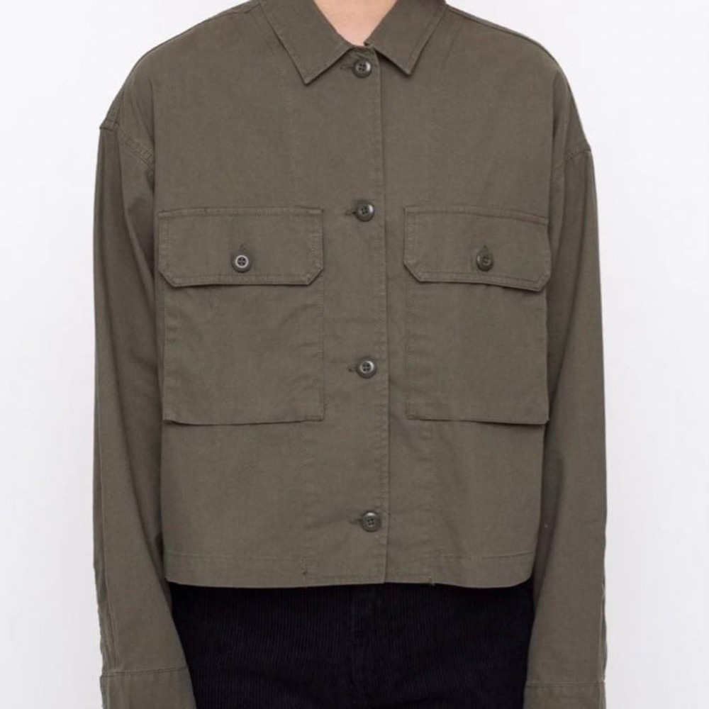 Vans Broadway Woven Button Up Light Jacket Womans Medium New With Tags